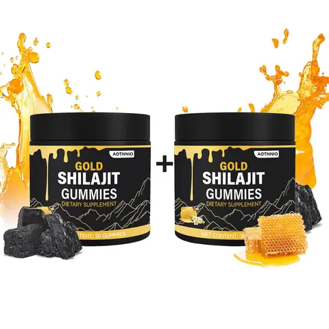 Shilajit Gummies Organic ManukaHoney Boosts Energy and Stamina for Men's Sports and Fitness 30 Gummies