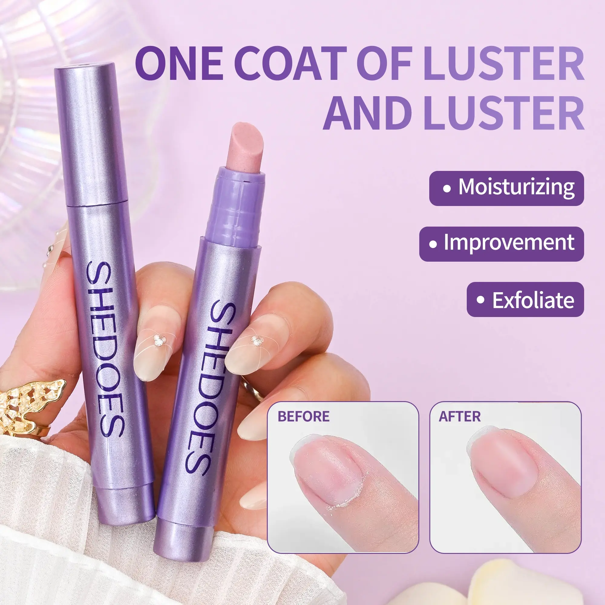 Nail Care Pen Cuticle Oil Pen Cuticle Nourish Nail Repair Cuticle Layer Moisturizing Manicure Strong Glossy Nail Surface Coat Prevents Breakage Ingrown Nails Moisturizer Moisture