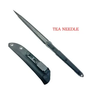 Multi-Functional Premium Pocket Knife | Steel Blade + PP Handle | Tea Needle + Sheath + Portable Design | Ideal for Kitchen, Camping & BBQ | The Perfect Gift for Men!