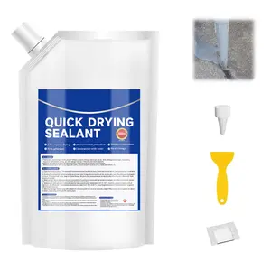 Concrete Caulking Adhesive,New Self-Leveling Sealant,Heavy-Duty Crack Filler for Driveway,Weather Resistant Concrete Crack Repair,Quick-Drying Sealant for Outdoor,Home Use(500ml)