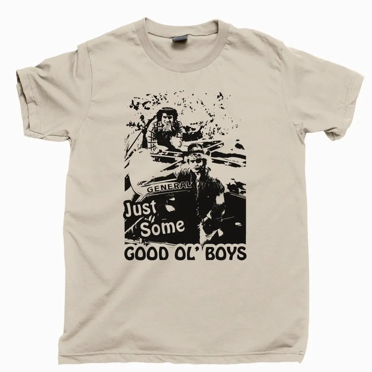 GOOD OL BOYS T Shirt Waylon Jennings Moonshine Whiskey Shot DUKES of HAZZARD Tee 0