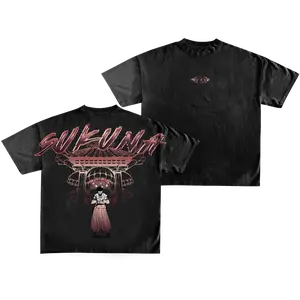 Jujutsu Kaisen "The King of Curses" Vintage Washed Tee / Hoodie (Heavyweight & Slightly Oversized)