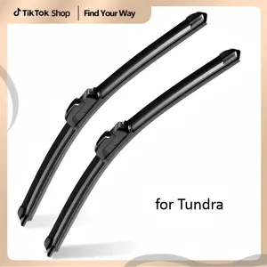 Fit for Toyota Tundra 26" + 22" Frameless Wiper Blades – Premium All Season, Silent & Streak-Free, Snow/Winter Weatherproof Wipers, Easy Wiper Installation – U-Hook Interface 2-Pack Set | Windshield Wipers Zero Accessories