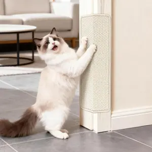【DealsForYouDays】Door Protector from Cat Scratching, Cat Wall Corner Scratcher Mat for Door Frames, Couch Sides & Furniture, Indoor Cat Scratch Pad,Wear-Resistant,Plastic-Free, Safe Eco-Friendly Cool Cat Supply,summerwins