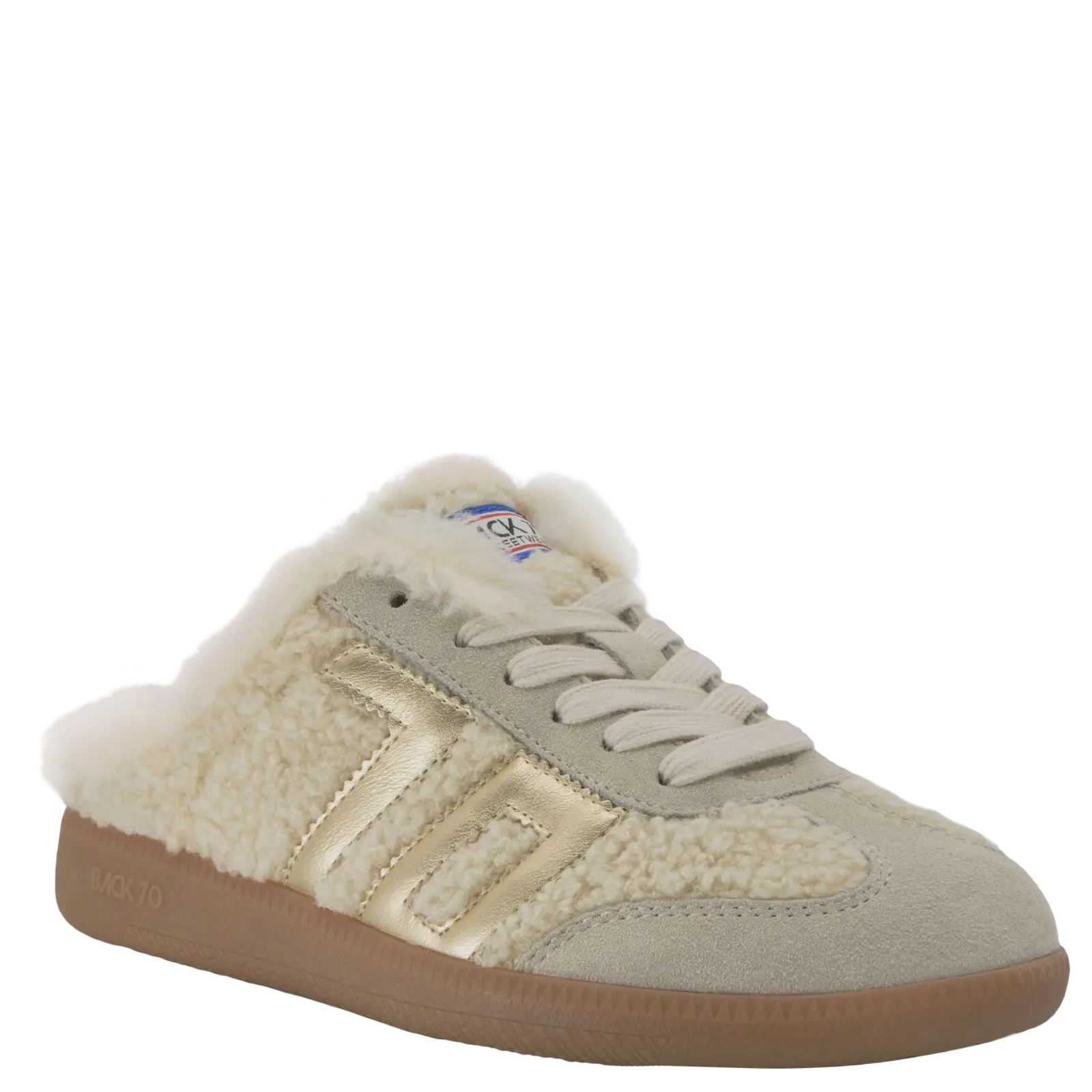 Back 70 Women's Easter FL in Butter Gold Backless Sneakers Back 70 Women's Easter FL in Butter Gold Backless Sneakers