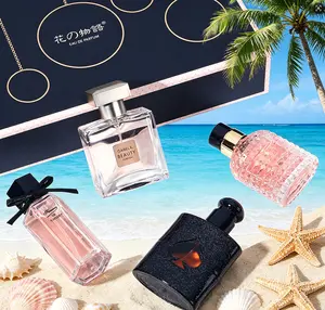 Women's Portable 4-Piece Floral Fragrance Sets - Long-Lasting Scent for Daily Life & Formal Occasions