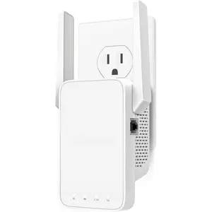 AC1200 WiFi Extender, 2025 Wirecutter Best WiFi Extender, 1.2Gbps home signal booster, Dual Band 5GHz/2.4GHz, Up to 1600 Sq.ft and 32 Devices, EasyMesh Compatible, One Ethernet Port (RE315)