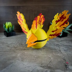 #0146 - Moltres Inspired Monster Ball