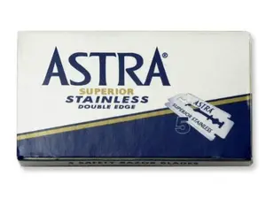 Astra - Blue Superior Stainless Double Edge Razor Blades