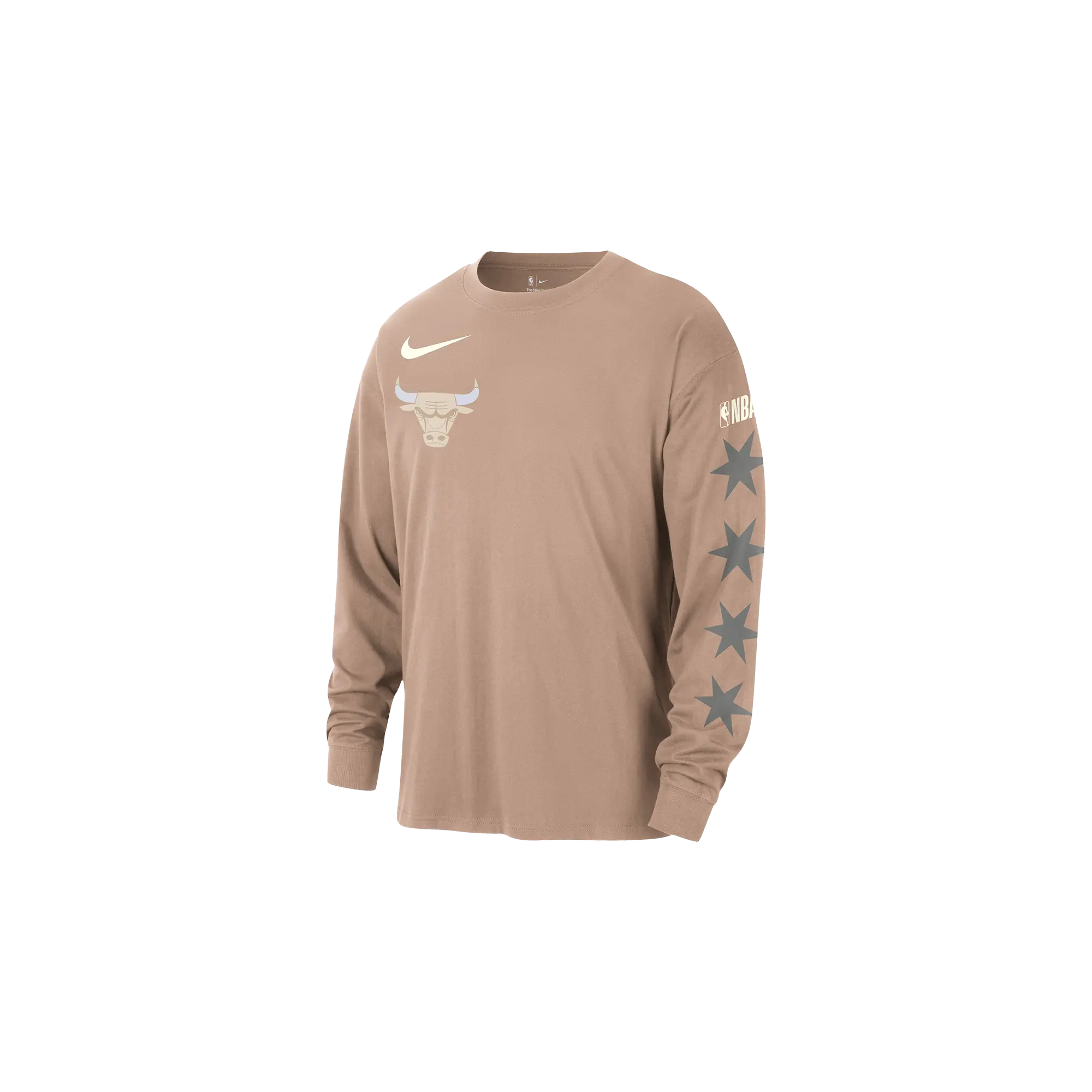 Max 90 Courtside Long Sleeve T-Shirt City Edition "NBA Chicago Bulls - Hemp" HJ2548 200
