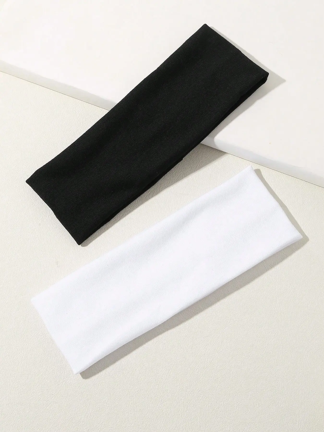 2pcs Solid Color Sports Style Workout Headbands Suitable For Daily Life And Sports Casual Gym Hair Band Turban Headband Sweatband, Stretchy Headbands, School Stuff, College