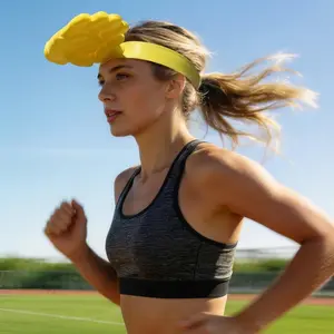 Novelty Palm Sun Visor Hat Funny Hand Shape Headband, Summer Outdoor UV Protection Sun Hat, Trending Hot Item