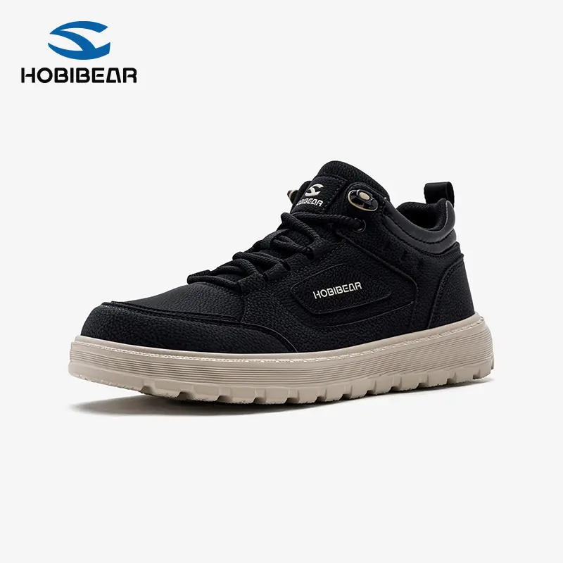 HOBIBEAR Combat Boots for Men Women Lace Up Ankle High Top Retro Leather Military Style Boots Fashion Street Style boots combatboots