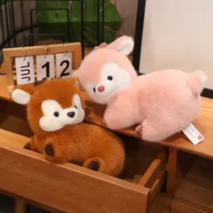 Cute 30cm Plush Deer Toy, Kawaii Cartoon Stuffed Animal, Kawaii Stuffed Animals, Soft Fur, Long Hair No Shedding, Sofa Pillow Gift for Friends