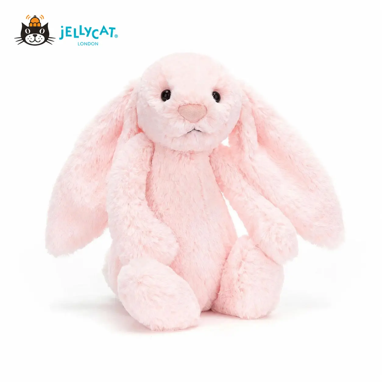 Jellycat Bashful Bunny Plush Toy, Super Soft Long Eared Rabbit Stuffed Animal, Cute Cuddly Bunny, Birthday & Baby Shower Gift for Kids & Adults, 6 Colors, Optional Name Embroidery Available – Message Seller for Customization