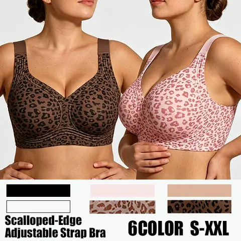 EssElegance Women's Polyester Jelly Wireless Seamless Bralette - Bras for Women, No Underwire, Full Coverage, Invisible Under Clothes, Removable Pads, Breathable, Side Support, Lightweight Everyday Lounge Sleepwear Bra, Jelly Wireless Bra