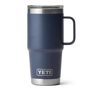 Stay Hydrated in Style with the YETI Rambler 20 oz Navy Travel Mug – Now at Ace Hardware! Drinkware Flasks
