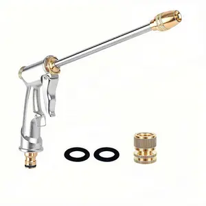 Hose Sprayer Nozzle Heavy Duty, High  Hose Nozzle Water Adjustable Spray  Metal Brass Hose Attachment for Washing , Cleaning, Watering , lawn, Outdoor Gardening.