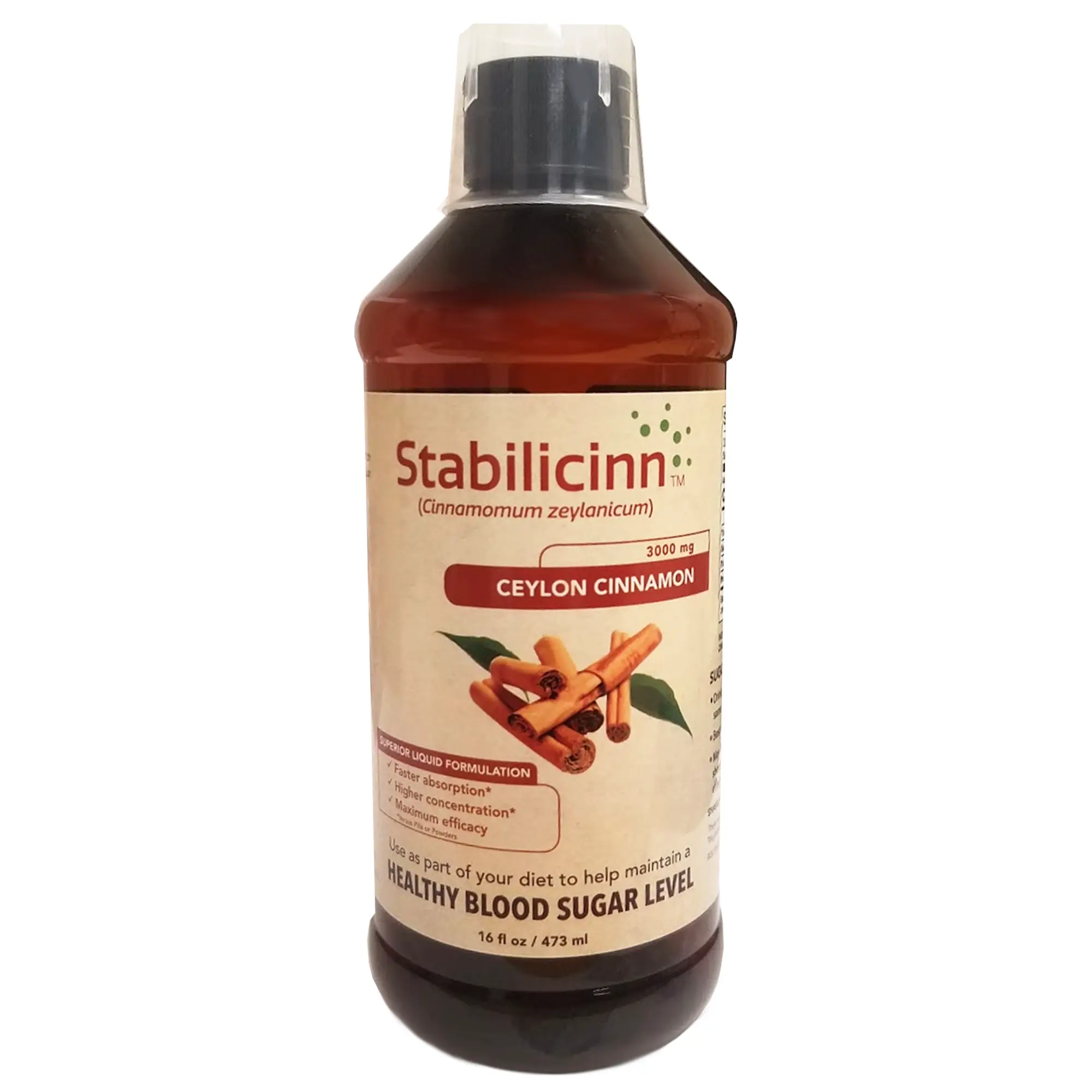 Stabilicinn - Use as Part of Your Diet to Help Maintain a Healthy Blood Sugar Level (2 week supply)