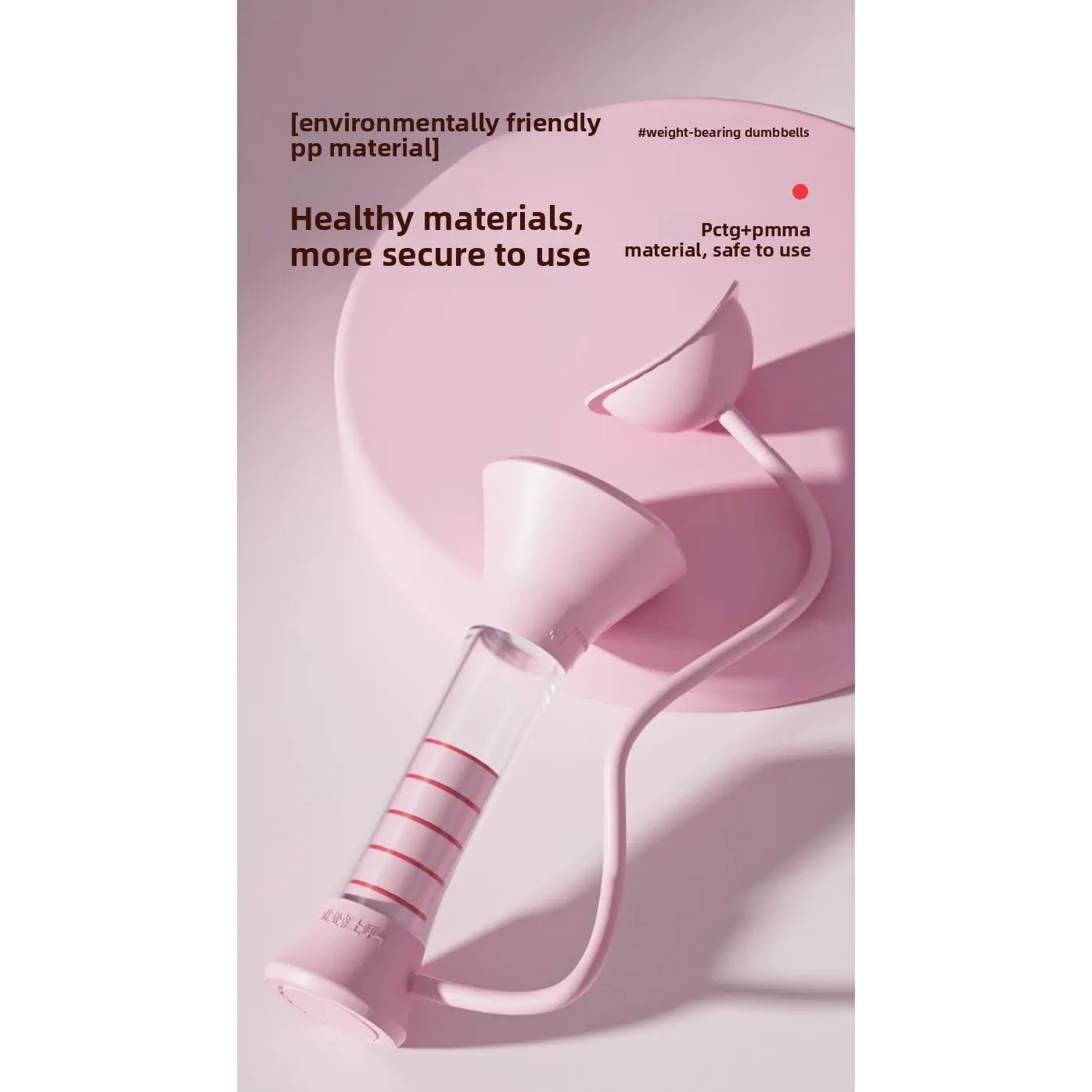 Lung Trainer - Eco-Friendly PP Coating, Compact Sturdy Construction, Portable Unisex Adult Breathing Exerciser with Non-Slip Surface, Smooth Edges for Secure Hold Breath Training