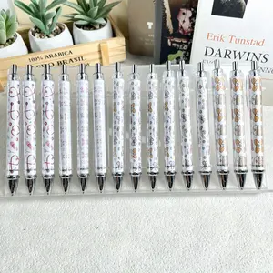 Nurse Pens Set with Cute Cartoon Designs, 5pcs/10pcs/15pcs Round Ballpoint Pen Kit, Medical Staff Gifts, Fun Nursing Supplies