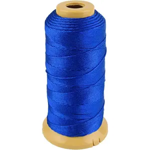 656  Twisted Nylon Twine String Cord for Gardening Marking DIY Projects Crafting Masonry (Blue, 1mm-656 )