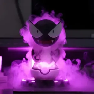 Gastly led mist figure
