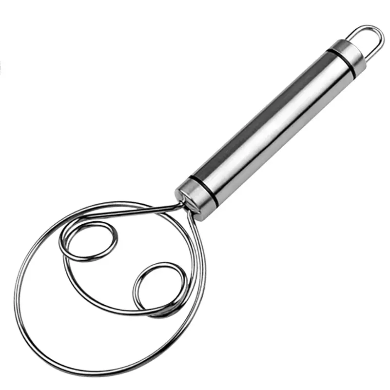 Danish Bread Dough Whisk Stainless Steel Dutch Bread Dough Whisk Scoring Tool Cake Tools for Bread, Pastry or Pizza