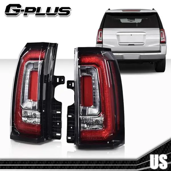 G-PLUS Tail Lights Rear Tail Lights, Driver & Passenger Side Car Lights for 15-20 GMC Yukon XL, Car Mod Replacement Lamps