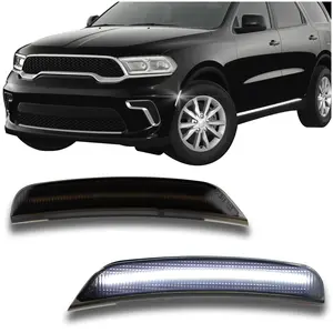 Smoked LED Side Marker Lights for 2021-2025 Dodge Durango (SXT/ GT/ R/T/ Citadel/ SRT 392/ SRT Hellcat) | Direct Replacement (2-Piece) | Plug & Play