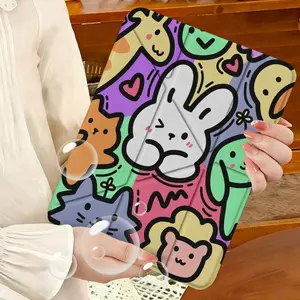 Triple Y-Shape iPad/tablet PC Case with Pen Holder, Elegant Design, Shock & Scratch Resistant, Perfect for Work, Travel, Home Use