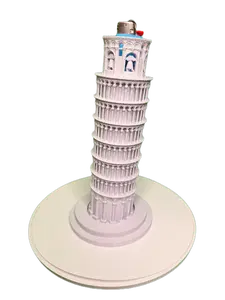Leaning Tower of Pisa Lighter Cover – Decorative Bic Lighter Sleeve | 3D Printed Landmark Décor | Home Display Accent