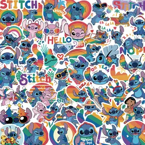 Disney Stitch Stickers 50PCS - Perfect for Disney Fans Featuring Favorite Stitch Character Ideal for Planners Journals and Scrapbooks