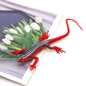 12 pcs simulated lizard toys colorful crawling quadruped snake stone dragon gecko cognitive model toy