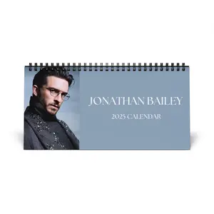 Jonathan Bailey 2025 Desk Calendar Ver 2, Bridgerton Anthony Calendar, Kate & Anthony Romance Fellow Travelers, Wicked Gift Wicked
