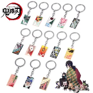 Demon Slayer Keychains - 13 Unique Designs Featuring Tanjiro Kamado & Nezuko - Anime Collectible Keyrings for Fans