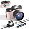 Portable Point & Shoot HD Digital Camera - 3.0 in LCD Screen, 32GB TF Card, High Definition Beginner Compact Pocket Camera for Pictures, Ideal Back to School Gift, Techvibes