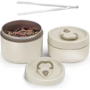 Fishing Bait Container, Stainless Steel Insulated Live Bait Storage, Worm Bait Holder, Bait Storage Box, Nightcrawler Box, Bait Bucket to Keeps Bait Fresh and Alive