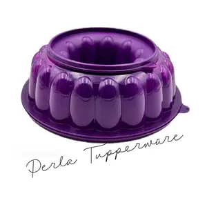 Purple Round Gelatin Mold, 6-Cup Capacity
