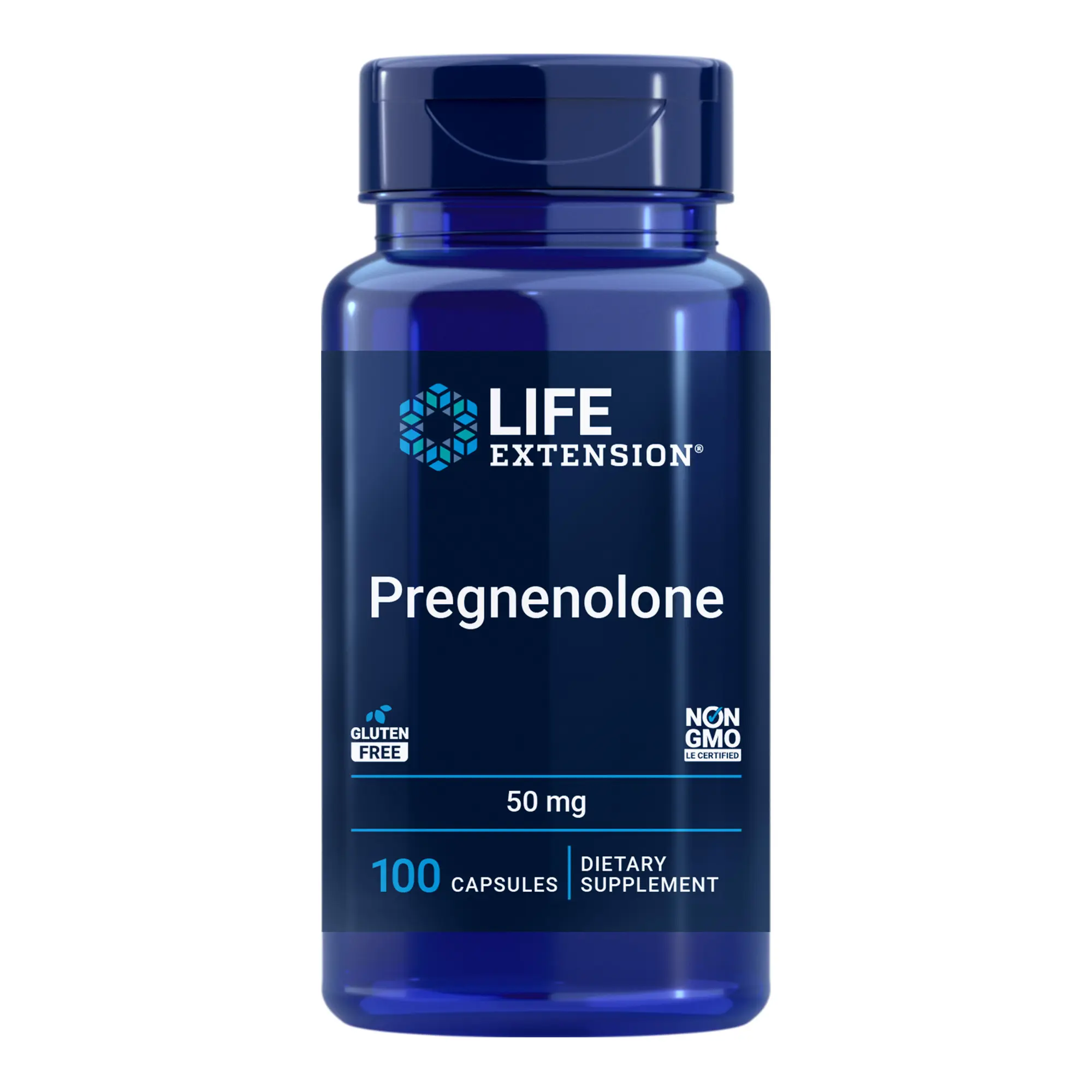 Life Extension Pregnenolone 50 MG, 100 Capsules Life Extension Pregnenolone 50 MG, 100 Capsules