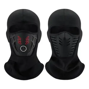 Winter Warm Fleece Motorcycle Face Mask Anti-dust Waterproof Windproof Full Face Cover Hat Balaclavas for Skiing Cycling Fishing
