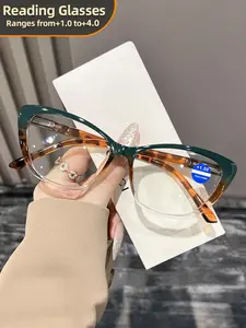 Women'S Cat Eye Reading Glasses Clear Lens Fashion Computer Glasses for Women Men +1.0 to +4.0,christmas gifts
