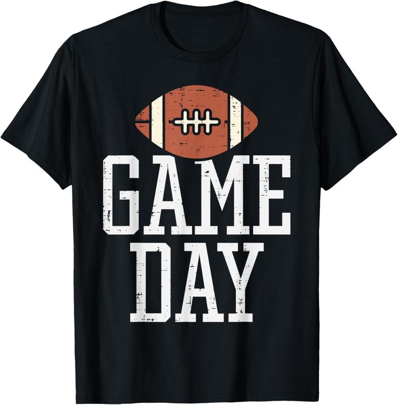 100% Cotton Game Day American Football Player Team Coach Men Women T-Shirt 100% Cotton Game Day American Football Player Team Coach Men Women T-Shirt