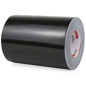 8 Inch Wide Duct Tape, 9 Mil Heavy Duty 8 inches x 55 Yards (164 ft) Black, , , Flexible, No , UV Resistant for Crafts &  Improvement
