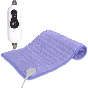 Electric Blanket, Soft Flannel Heated Blanket, 3-Level Temperature Control, Overheat Protection, Relieves Menstrual Cramps and Aches Throughout the Body. The Perfect Gift for Parents and Grandparents. Local Warehouse. Fleece Pad with Massage Table 3D Cale