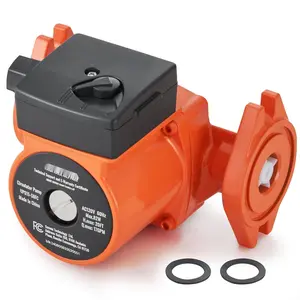 UPS15-58FC Hot Water Circulation Pump, 110 Volt, 82 Watt, 17 GPM, Recirculating Pump for Residential Plumbing, Suitable for Tankless Water Heaters and Boilers, Quiet Operation, Durable Motor, Easy Installation, Energy Efficient