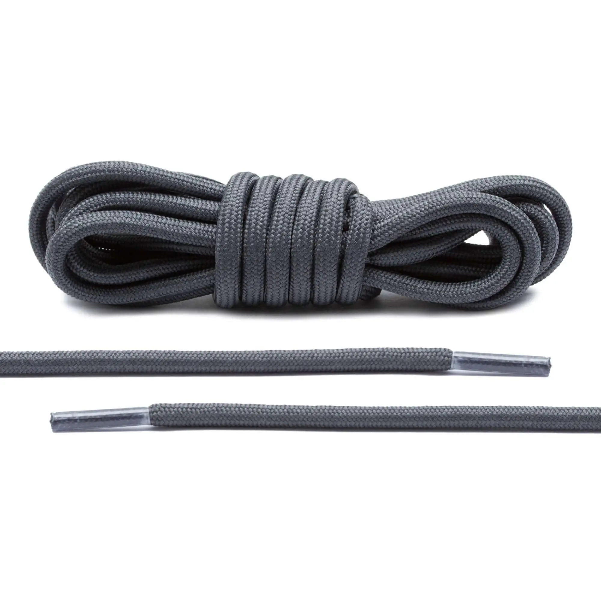 Charcoal Grey Rope Laces - Durable Rope Laces for Versatile Use in Various Projects Charcoal Grey Rope Laces - Durable Rope Laces for Versatile Use in Various Projects