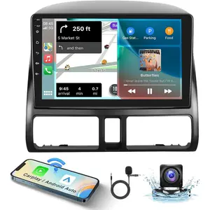 RIMOODY 9-Inch HD Touch Screen Android 13 Car Radio Stereo for Honda CRV 2002-2006, Wireless CarPlay, Android Auto, HiFi Audio, GPS, WiFi, Bluetooth, FM/RDS, HD Backup Camera