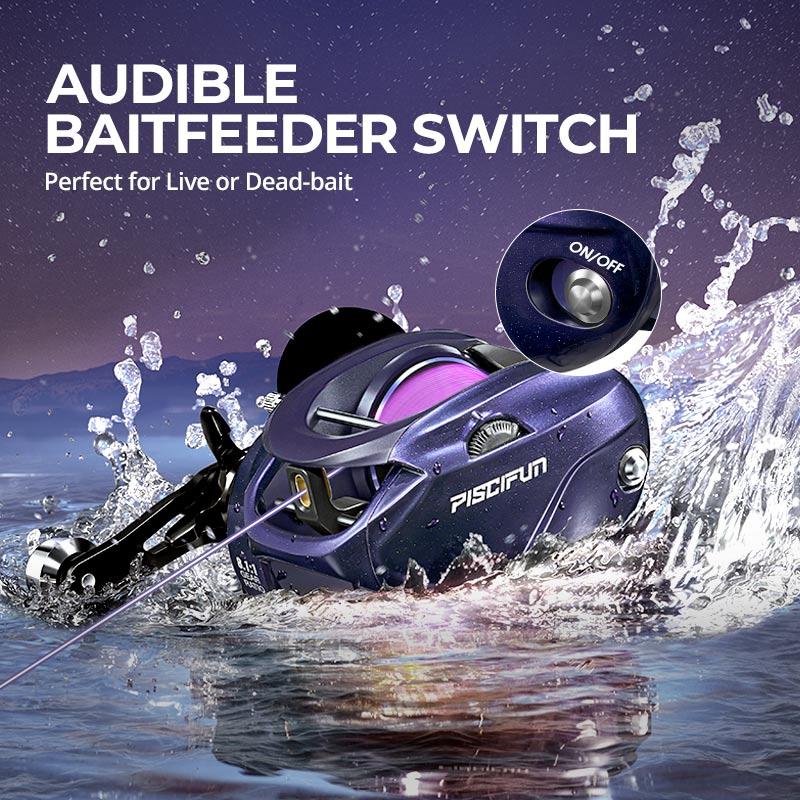 [Amazing Offer] Piscifun® Alijoz 400 Saltwater Freshwater Baitcasting Reel With Bait Clicker