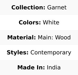 Garnet White Mosaic Starburst Wall Art